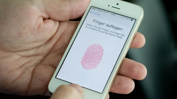 Fingerabdruck-Sensor - &copy; Foto: Kay Nietfeld/dpa