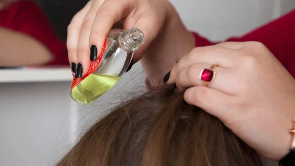 Behandlung mit L&auml;usemittel - &copy; Foto: Silvia Marks/dpa-tmn