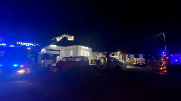 Brand in Hengstfeld. - &copy; Feuerwehr Lemgo