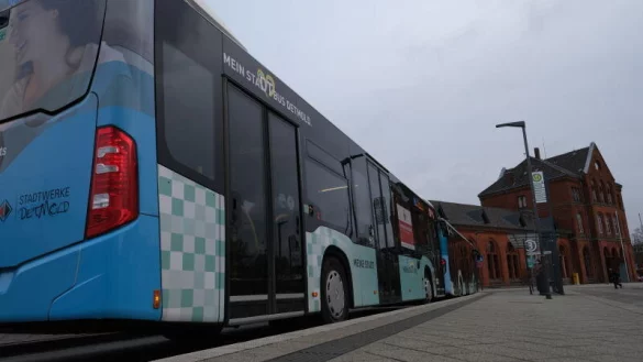 Die Detmolder Busse werden durch Baustellen ausgebremst. - &copy; Sven Koch