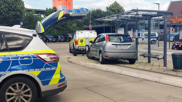Zu einem schweren Unfall ist es am Detmolder Bahnhof gekommen. - &copy; Janet K&ouml;nig