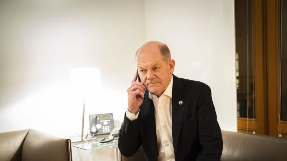 Sollte Trump bei der Stange bleiben, dürften die Bemühungen von Scholz einen wichtigen Beitrag geleistet haben. - © Steffen Kugler/Bundesregierung/d