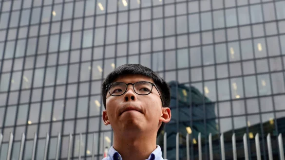 Aktivist Joshua Wong - &copy; Foto: Vincent Yu/AP/dpa