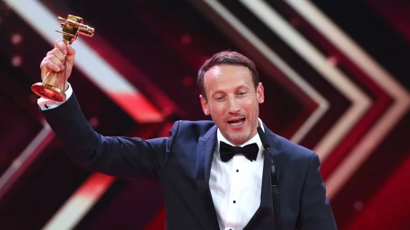 Schauspieler Wotan Wilke Möhring bei der Verleihung der 52. Goldenen Kamera im März 2017. - © Christian Charisius/dpa