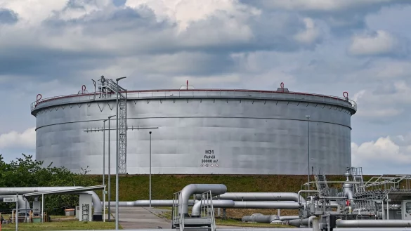 Raffinerie in Schwedt - &copy; Foto: Patrick Pleul/dpa