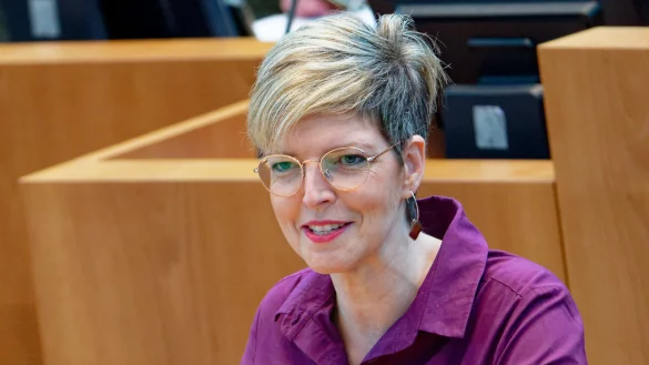 Wibke Brems, Co-Fraktionsvorsitzende der Landtagsfraktion der Grünen aus Gütersloh. - © dpa