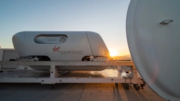 Transportsystem Hyperloop - &copy; Foto: Virgin Hyperloop/PA Media/dpa