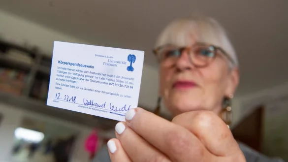 K&ouml;rperspenderin Waltraud Leucht - &copy; Foto: Marijan Murat/dpa