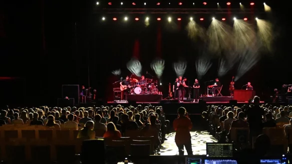 Konzert unter Corona-Bedingungen - &copy; Foto: Hendrik Schmidt/dpa-Zentralbild/dpa