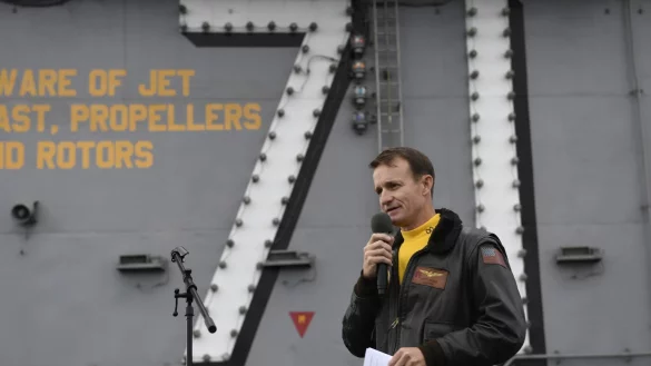 Brett Crozier - &copy; Foto: Seaman Apprentice Nicholas Huynh/U.S. Navy/AP/dpa