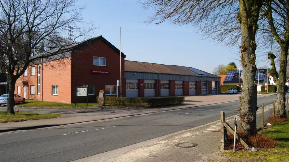 Das Ger&auml;tehaus der Feuerwehr Augustdorf an der Haustenbecker Stra&szlig;e.&nbsp; - &copy; Feuerwehr Augustdorf