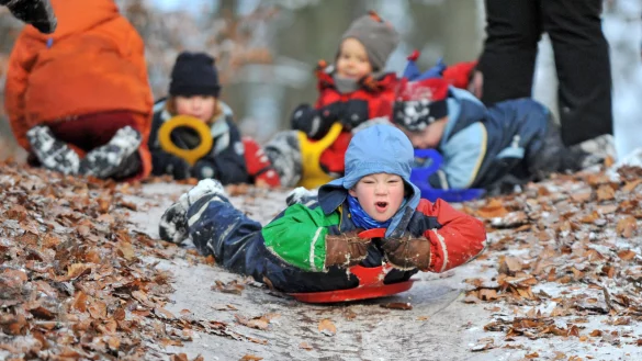 In der neuen Studie des Kinderzentrums Bethel wird untersucht, welche Einflüsse die Zeit, die Kinder in der Natur verbringen, auf die Entwicklung ihres Mikrobioms hat. - © picture alliance / dpa
