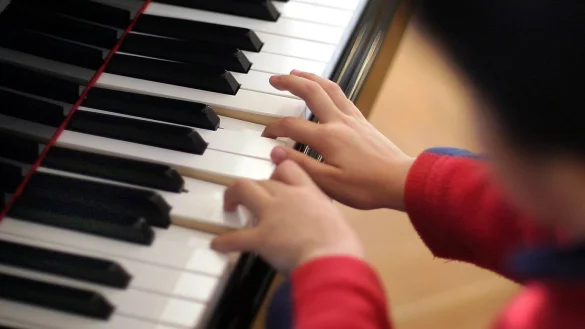 Musikunterricht - &copy; Foto: Hannibal Hanschke/dpa-Zentralbild/dpa