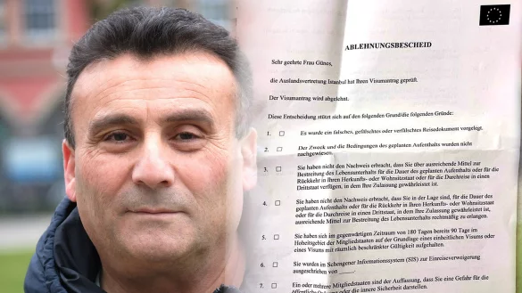 Kemal Budak wollte seine Nichte aus der T&uuml;rkei einladen. Nachdem er alle Unterlagen zusammengetragen hatte, wird der jungen Frau das Visum f&uuml;r den Besuch in G&uuml;tesrloh jedoch verweigert. - &copy; Andreas Fr&uuml;cht