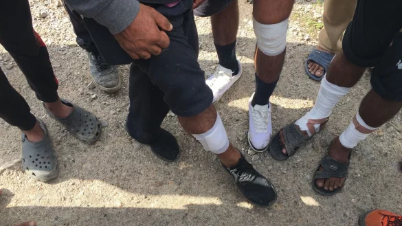 Migranten - &copy; Foto: Gregor Mayer/dpa