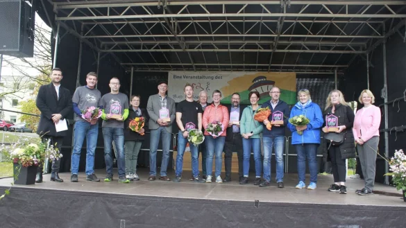 Die Preisträger 2024 wurden im vergangenen Jahr während des Bauernmarktes für ihr ehrenamtliches Engagement geehrt. - © Juliana Szabo