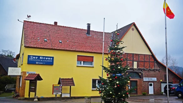 Auf dem Gel&auml;nde der ehemaligen Gastst&auml;tte "Zur Krone" in Spork k&ouml;nnte ein Wohnprojekt realisiert werden. - &copy; Nicole Ellerbrake