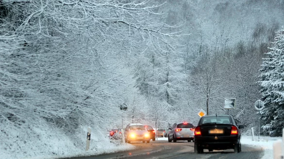 In Teilen OWLs soll es am Donnerstag Schnee geben. - © Frank-Michael Kiel-Steinkamp