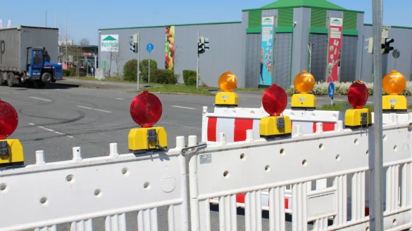 Sperrung der B239 im April 2021. Dieses Mal soll die Einfahrt zum Gewerbegebiet Sülterheide frei bleiben. - © Archivfoto: Sandra Castrup