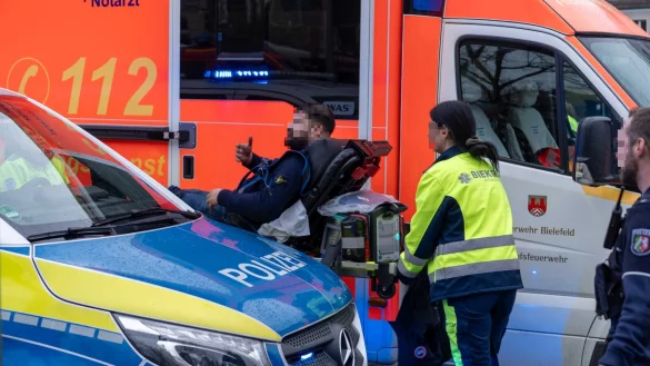 Bei den Schüssen vor dem Bielefelder Landgericht wurden insgesamt vier Personen verletzt. War es ein Racheakt? - © Christian Mathiesen