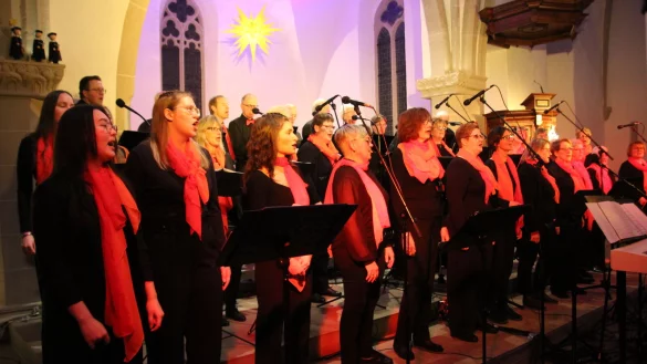 Der Gospelchor Stapelage begeisterte mit seinen Liedern ein breites Publikum in der Marktkirche. - © Madeleine Biermann