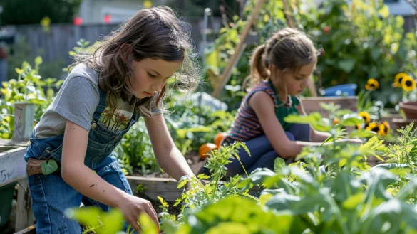 Natur hautnah erleben: Die Umweltstiftung Lippe fördert Schulgärten mit bis zu 500 Euro pro Schule. - © Freepik