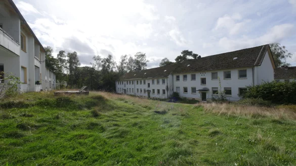 Die Augustdorfer Wohnsiedlung am Ehberg - auch als Siedlung "Am Dören" bekannt. - © Archivfoto: Jost Wolf