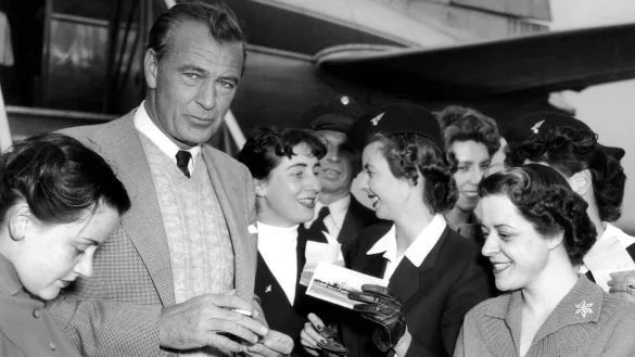 Filmstar Gary Cooper - &copy; Foto: Heinz Bogler/dpa