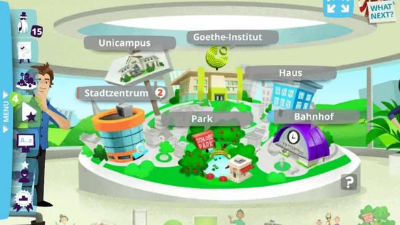 Online-Lernkurs - &copy; Foto: lernen.goethe.de/dpa