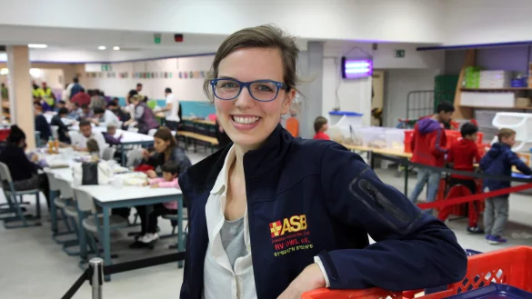 Hat Freude an ihrer Arbeit: Tabea Beer ist die Detmolder ASB-Verantwortliche. - &copy; Bernhard Preu&szlig;