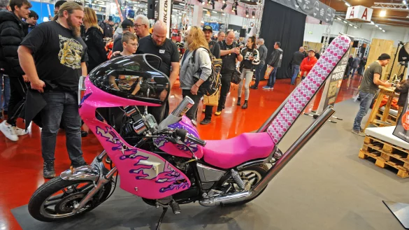 Die "Custombike" &uuml;berzeugt mit schicken Zweir&auml;dern und gro&szlig;em Programm. - &copy; Nicole Ellerbrake