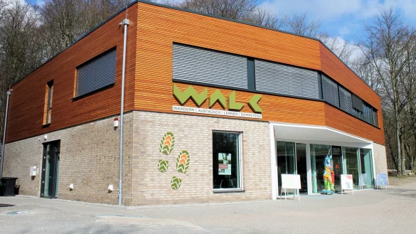 Am Wanderkompetenzzentrum WALK am Hermannsdenkmal werden zum Deutschen Wandertag zwei Freifunk-Router aufgestellt. - © Kreis Lippe