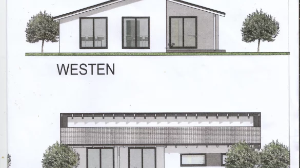 Treffpunkt: Diese Entw&uuml;rfe f&uuml;r ein Multifunktionsb&uuml;rgerhaus in Sommersell existieren bereits. Einen Beschluss &uuml;ber Gr&ouml;&szlig;e und Standort gibt es aber noch nicht. Zeichnung: CAD Klippenstein Barntrup - &copy; CAD Klippenstein Barntrup