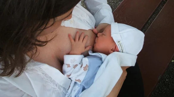 Mütter, die gegen das Coronavirus geimpft wurden oder eine Infektion durchgemacht haben, können Antikörper über die Muttermilch an ihr Baby weitergeben. - © Pixabay