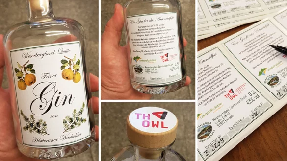 Der Gin aus H&ouml;xter ist auch ein Projekt zum Erhalt der Artenvielfalt.&nbsp; - &copy; TH OWL