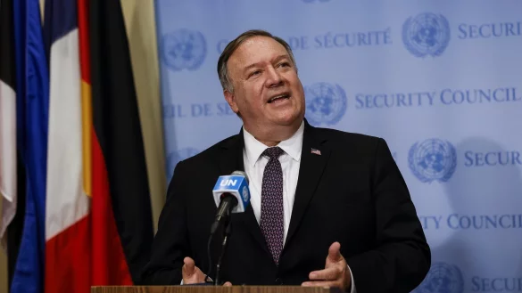 Mike Pompeo - &copy; Foto: Mike Segar/Pool Reuters/AP/dpa