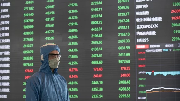 Coronavirus - Finanzm&auml;rkte - &copy; Foto: -/AP/dpa