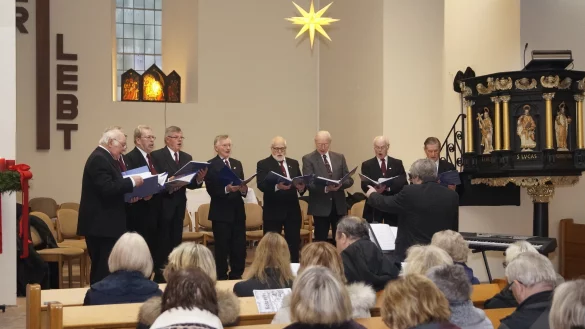 Es fand sich einfach kein Nachwuchs mehr: Einer der letzten Auftritte des MGV Sonneborn im Jahr 2017. - &copy; Archivfoto: Werner Hoppe
