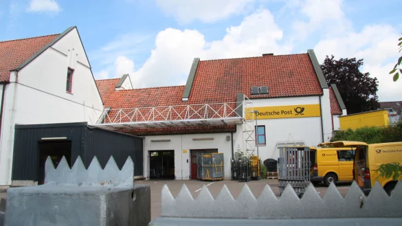 Das Postgeb&auml;ude in Blomberg soll Platz f&uuml;r Wohnraum machen. - &copy; Seda Hagemann