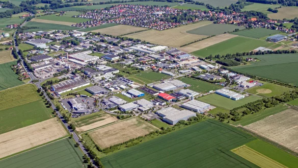 Das Industriegebiet West in Lieme. - &copy; Archivfoto: Andreas Dunker