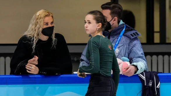 Kamila Walijewa - &copy; Foto: Bernat Armangue/AP/dpa