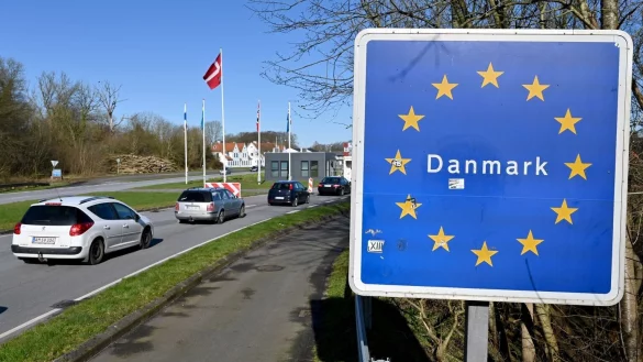 Grenze zu D&auml;nemark - &copy; Foto: Carsten Rehder/dpa