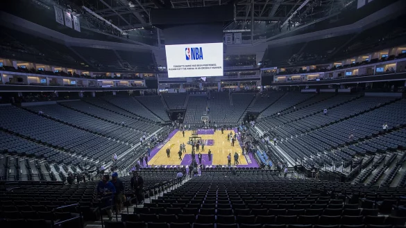 Leeres Basketballstadion - &copy; Foto: Paul Kitagaki Jr./ZUMA Wire/dpa