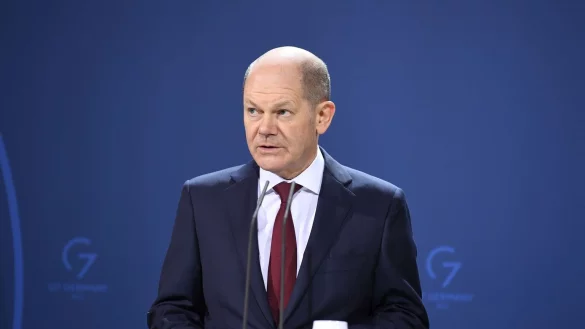 Bundeskanzler Olaf Scholz - &copy; Foto: Christophe Gateau/dpa-Pool/dpa