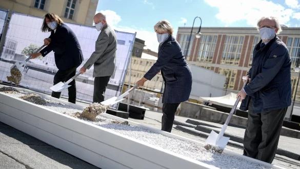 Freiheits- und Einheitsdenkmal - &copy; Foto: Britta Pedersen/dpa-Zentralbild/dpa