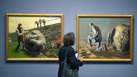 Ostdeutsche Malerei - &copy; Foto: Sebastian Kahnert/dpa