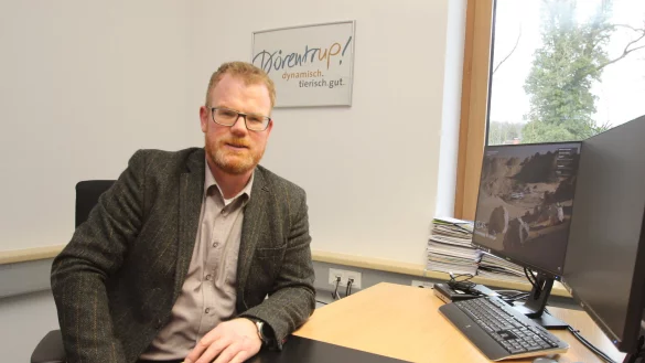 D&ouml;rentrups B&uuml;rgermeister Friso Veldink hat seine Agenda in Sachen Gemeindeentwicklung vorgelegt. - &copy; Jens Rademacher