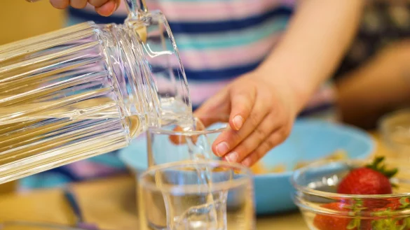 In NRW geht der Bedarf an Kita-Pl&auml;tzen f&uuml;r das neue Jahr um 5.000 Pl&auml;tze zur&uuml;ck. - &copy; Andreas Arnold/dpa/dpa-tmn