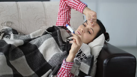 Der Krankenstand in Lippe bleibt auf einem hohen Niveau. Laut Gesundheitsbericht der AOK sind insbesondere Atemwegserkrankungen ein Problem. - © AOK Nordwest