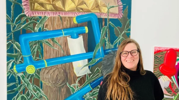 Fuchsschwanz und Perenboom: Eva Krause stellt bis zum 12. Mai in der Galerie Mellies aus. - &copy; Sabine Mellies